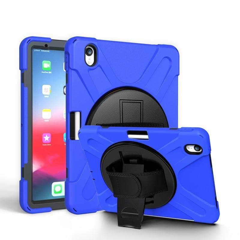 Heavy Duty Shockproof Protective Case iPad Pro 11 2018 with Pencil Holder Shoulder Strap - CaseBuddy