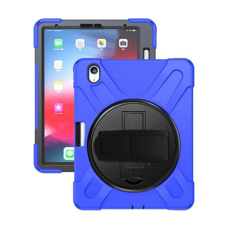 Heavy Duty Shockproof Protective Case iPad Pro 11 2018 with Pencil Holder Shoulder Strap - CaseBuddy
