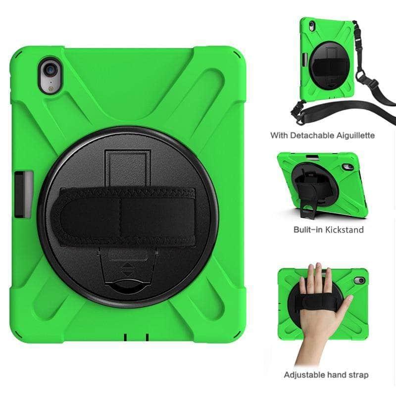 Heavy Duty Shockproof Protective Case iPad Pro 11 2018 with Pencil Holder Shoulder Strap - CaseBuddy