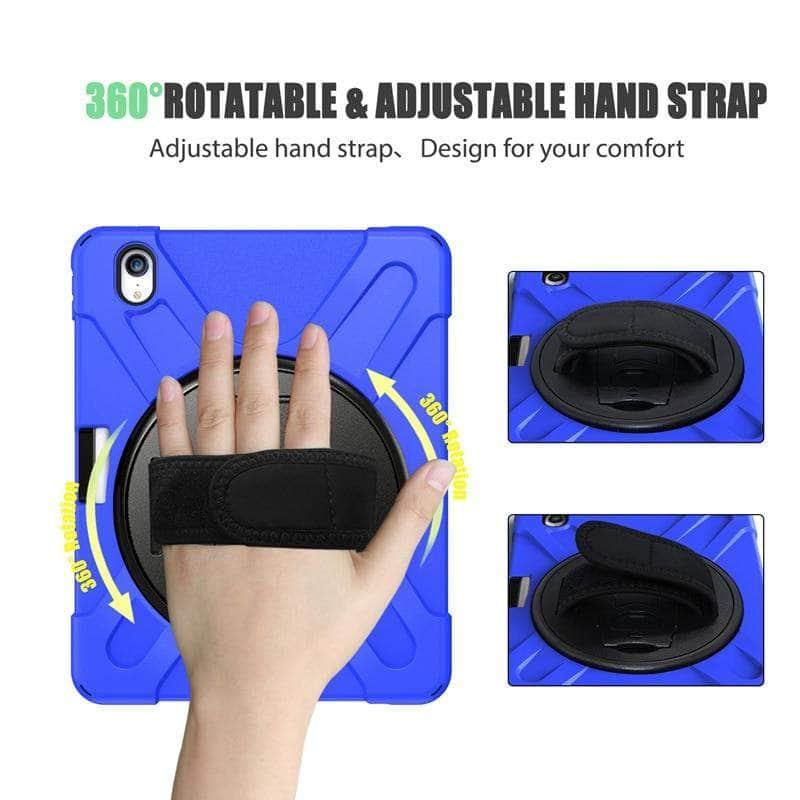 Heavy Duty Shockproof Protective Case iPad Pro 11 2018 with Pencil Holder Shoulder Strap - CaseBuddy