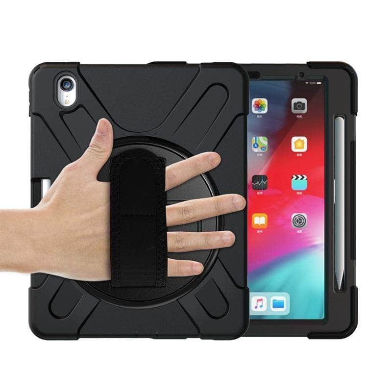 Heavy Duty Shockproof Protective Case iPad Pro 11 2018 with Pencil Holder Shoulder Strap - CaseBuddy