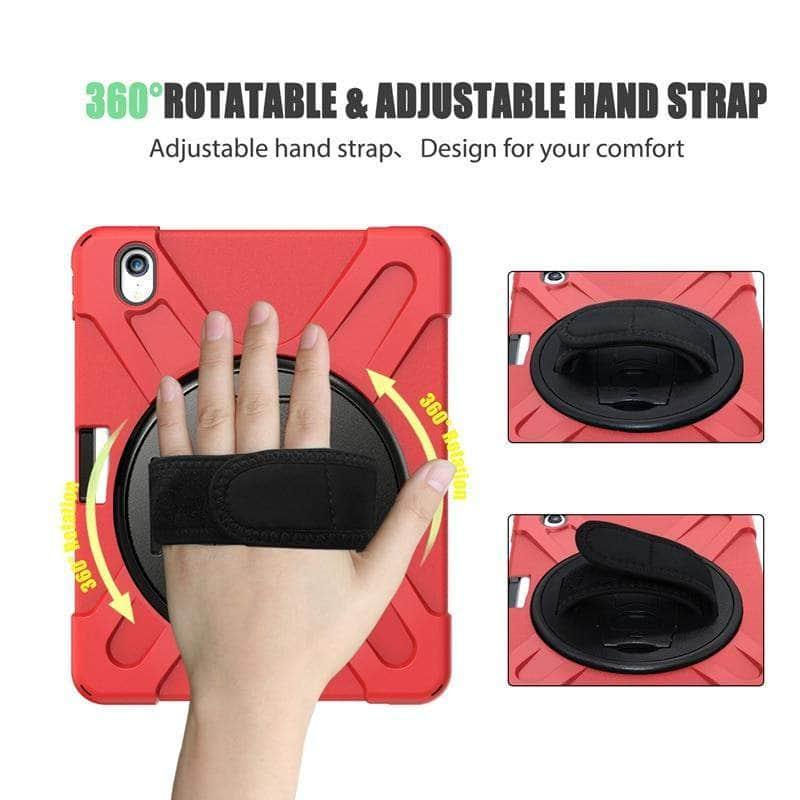 Heavy Duty Shockproof Protective Case iPad Pro 11 2018 with Pencil Holder Shoulder Strap - CaseBuddy