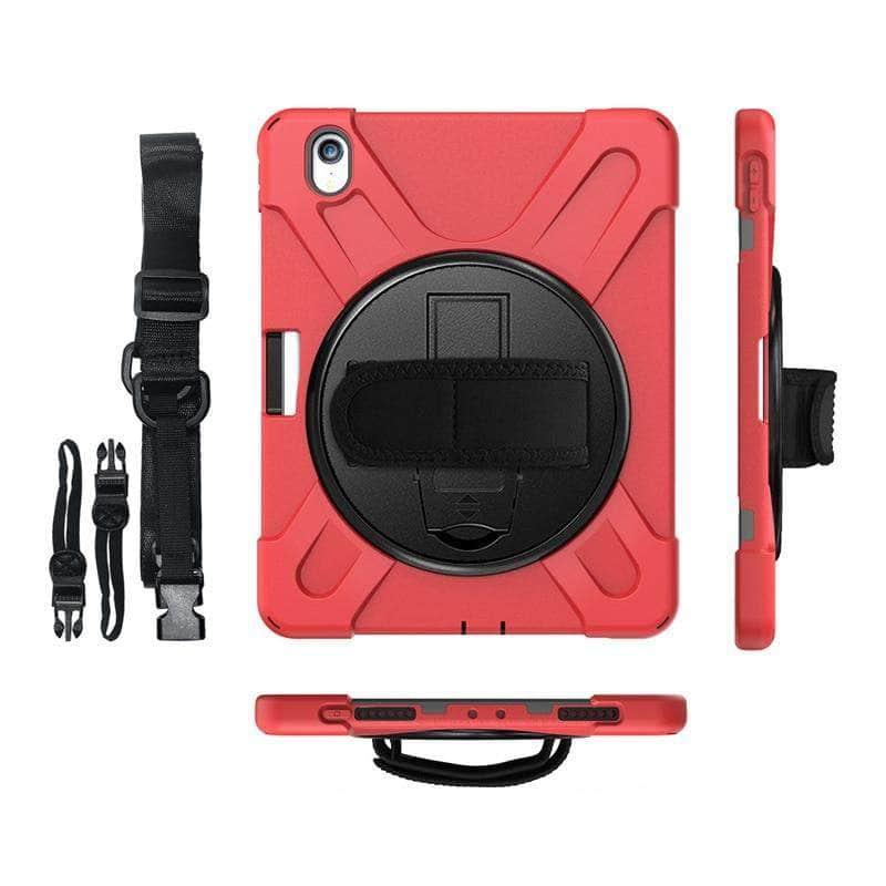 Heavy Duty Shockproof Protective Case iPad Pro 11 2018 with Pencil Holder Shoulder Strap - CaseBuddy