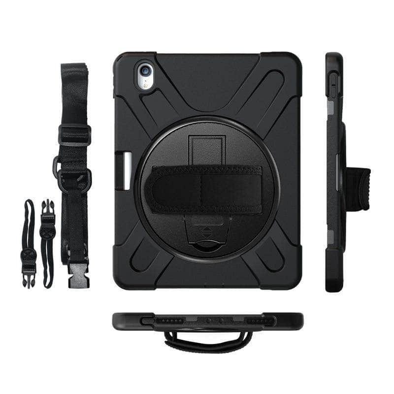 Heavy Duty Shockproof Protective Case iPad Pro 11 2018 with Pencil Holder Shoulder Strap - CaseBuddy