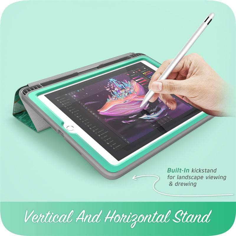 CaseBuddy Australia Casebuddy I-BLASON iPad 9.7 Cosmo Marble Trifold Stand Case