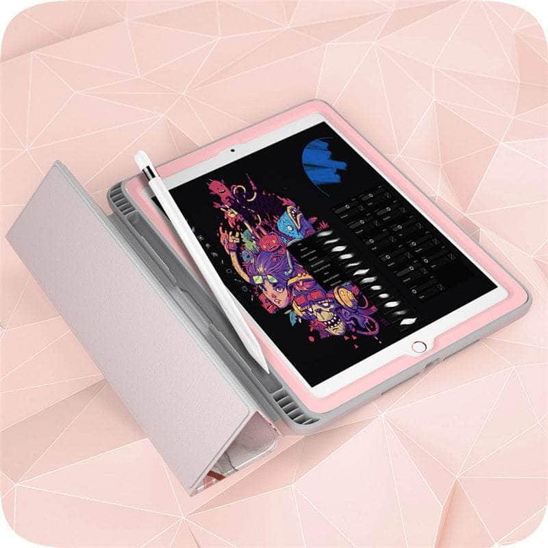 CaseBuddy Australia Casebuddy I-BLASON iPad 9.7 Cosmo Marble Trifold Stand Case