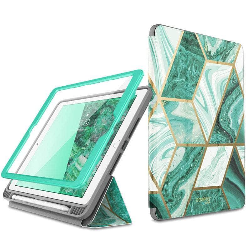 CaseBuddy Australia Casebuddy I-BLASON iPad 9.7 Cosmo Marble Trifold Stand Case