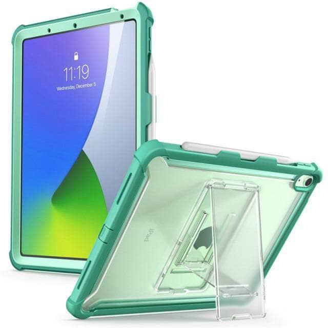 CaseBuddy Australia Casebuddy Green I-BLASON iPad Air 4 Ares Built-in Screen Protector Cover