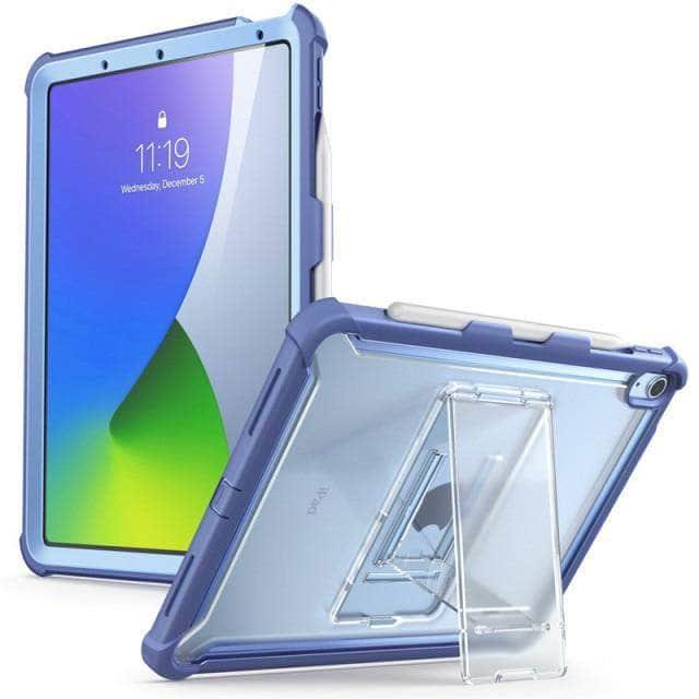 CaseBuddy Australia Casebuddy Blue I-BLASON iPad Air 4 Ares Built-in Screen Protector Cover