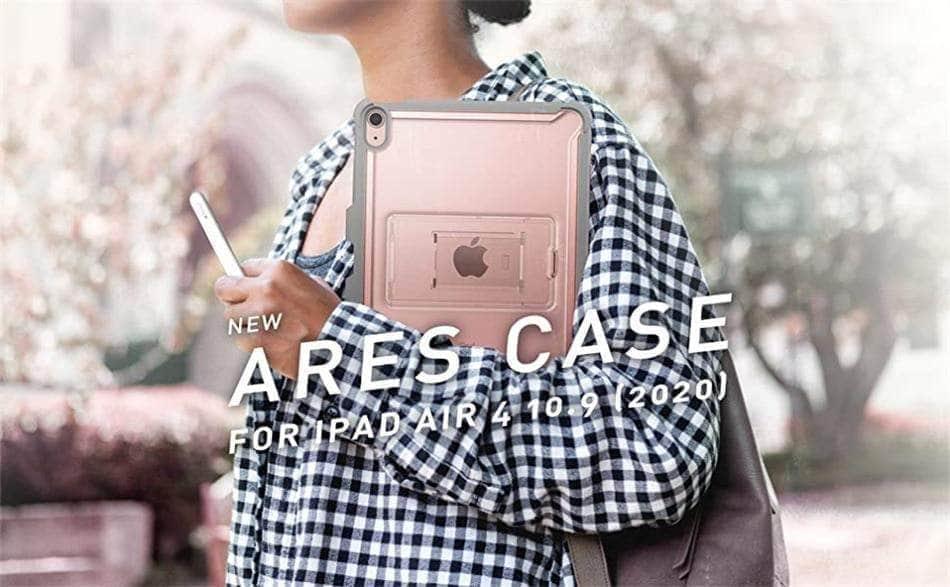CaseBuddy Australia Casebuddy I-BLASON iPad Air 4 Ares Built-in Screen Protector Cover