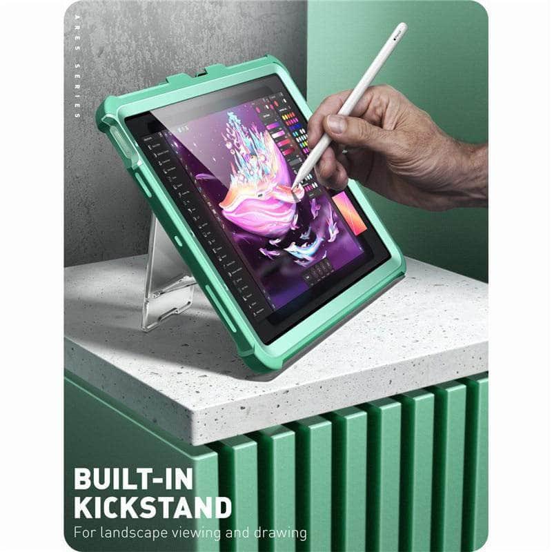 CaseBuddy Australia Casebuddy I-BLASON iPad Air 4 Ares Built-in Screen Protector Cover