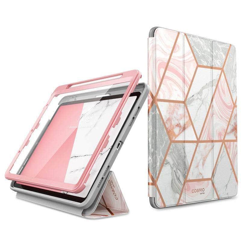 CaseBuddy Australia Casebuddy I-BLASON iPad Air 4 Cosmo Marble Trifold Stand Case