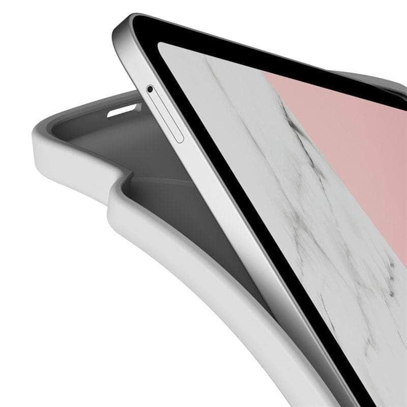 CaseBuddy Australia Casebuddy I-BLASON iPad Pro 12.9 Case (2020) Cosmo Full-Body Trifold Stand Marble Case
