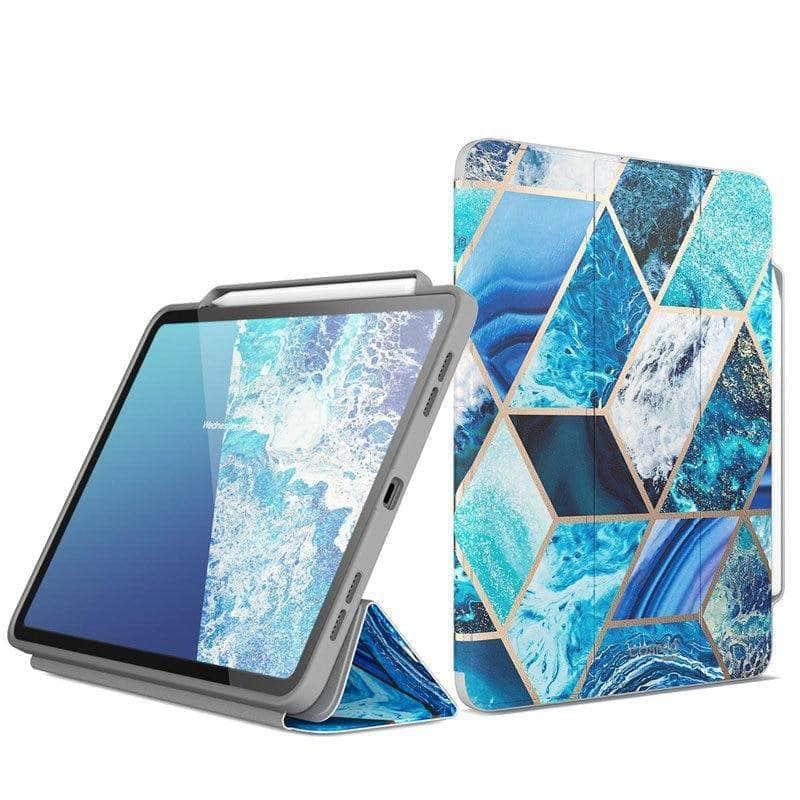 CaseBuddy Australia Casebuddy I-BLASON iPad Pro 12.9 Case (2021) Cosmo Full-Body Trifold Smart Cover