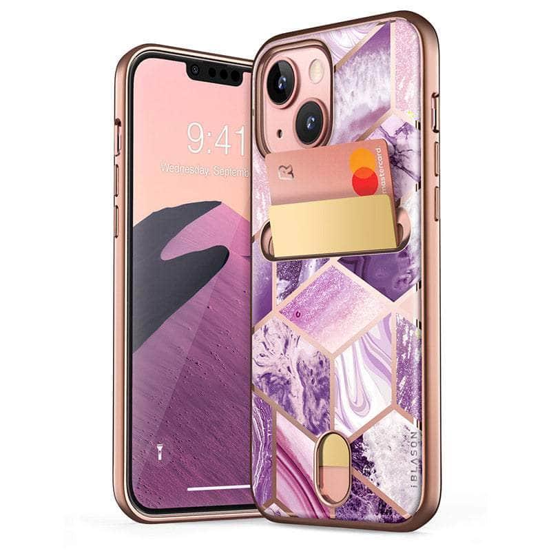 CaseBuddy Australia Casebuddy I-BLASON iPhone 13 Cosmo Slim Designer Wallet Card Holder