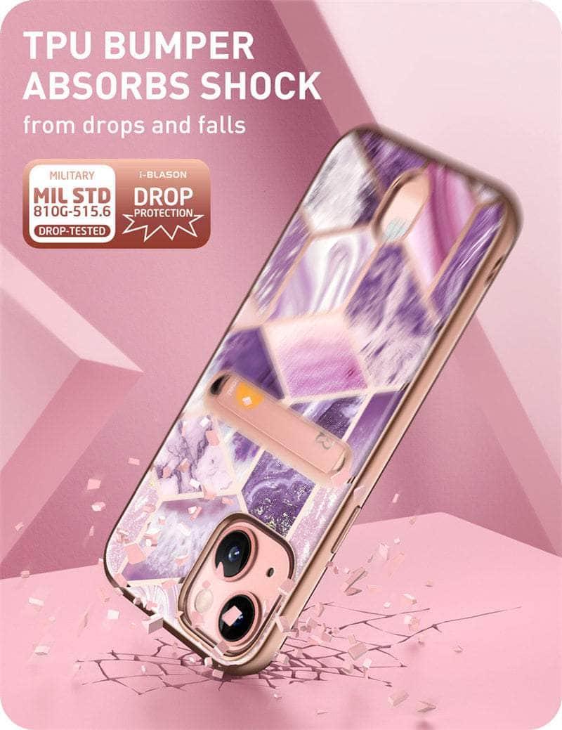 CaseBuddy Australia Casebuddy I-BLASON iPhone 13 Cosmo Slim Designer Wallet Card Holder