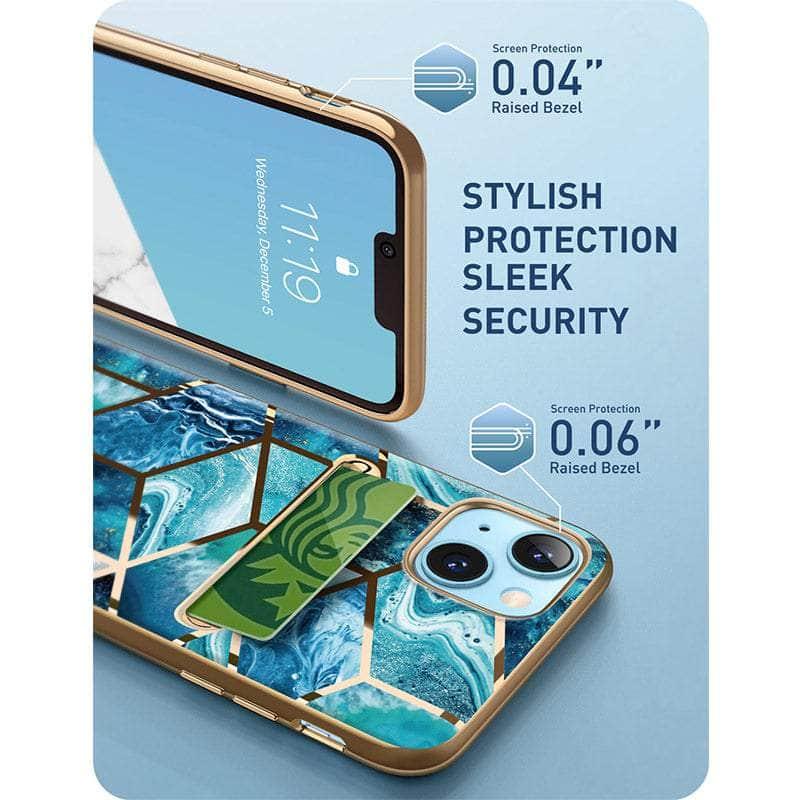 CaseBuddy Australia Casebuddy I-BLASON iPhone 13 Cosmo Slim Designer Wallet Card Holder