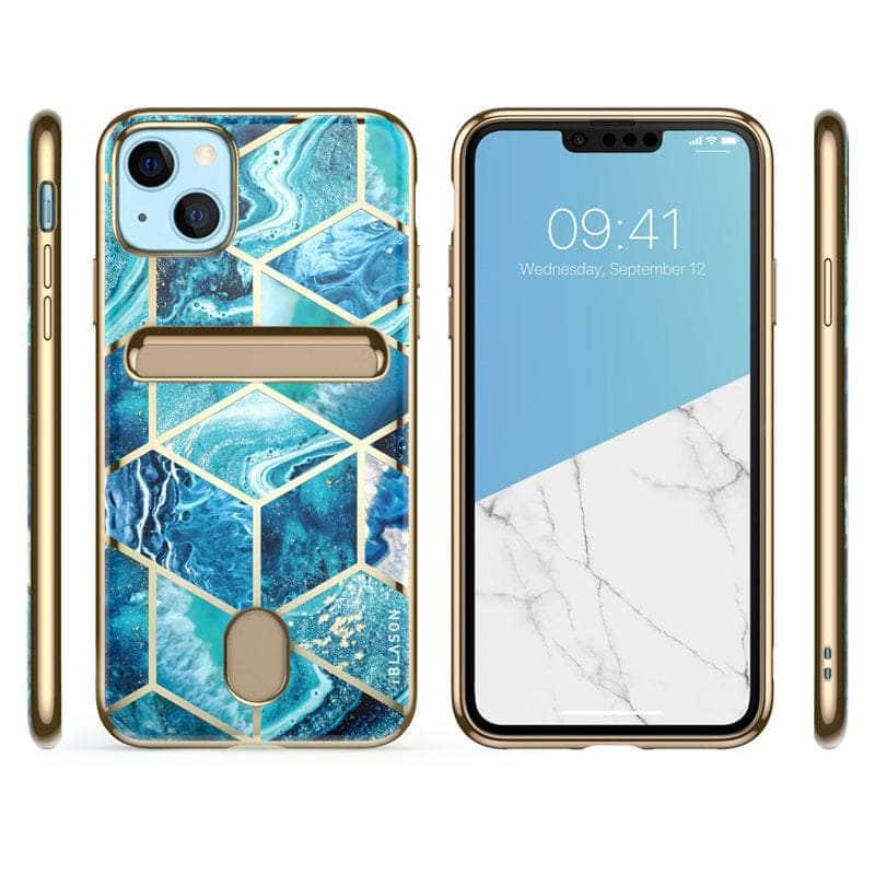 CaseBuddy Australia Casebuddy I-BLASON iPhone 13 Cosmo Slim Designer Wallet Card Holder