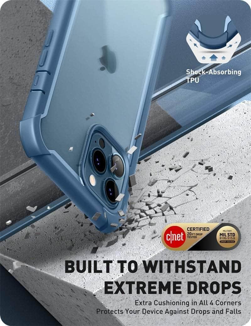 CaseBuddy Australia Casebuddy I-BLASON iPhone 13 Pro Max Ares Dual Layer Rugged Clear Bumper