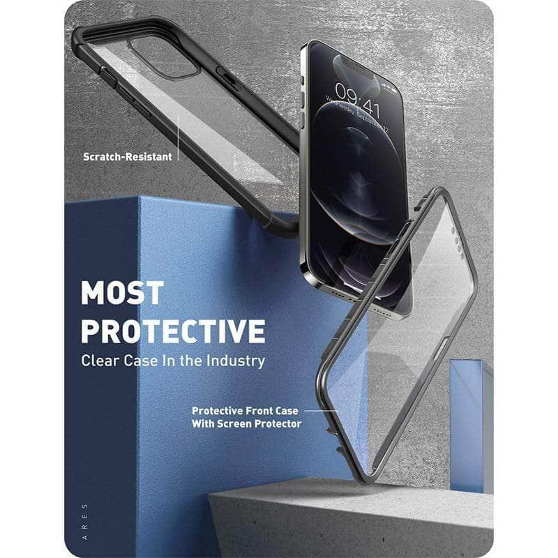 CaseBuddy Australia Casebuddy I-BLASON iPhone 13 Pro Max Ares Dual Layer Rugged Clear Bumper