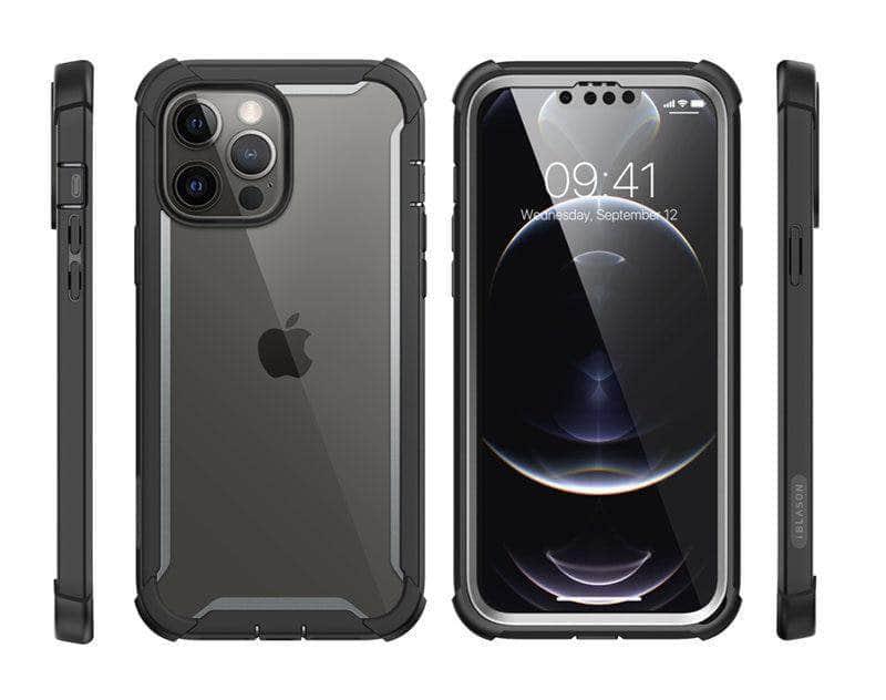 CaseBuddy Australia Casebuddy I-BLASON iPhone 13 Pro Max Ares Dual Layer Rugged Clear Bumper