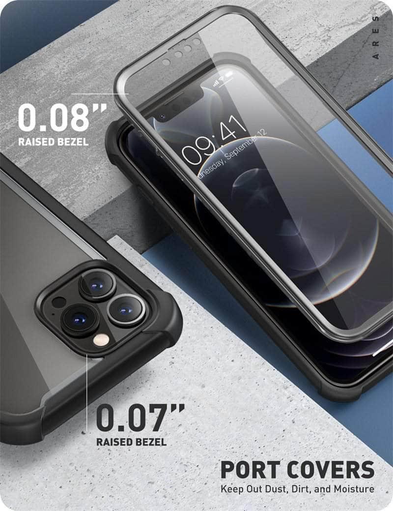 CaseBuddy Australia Casebuddy I-BLASON iPhone 13 Pro Max Ares Dual Layer Rugged Clear Bumper