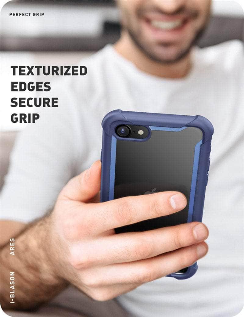 CaseBuddy Australia Casebuddy I-BLASON iPhone SE 2022 Full-Body Rugged Clear Bumper Cover