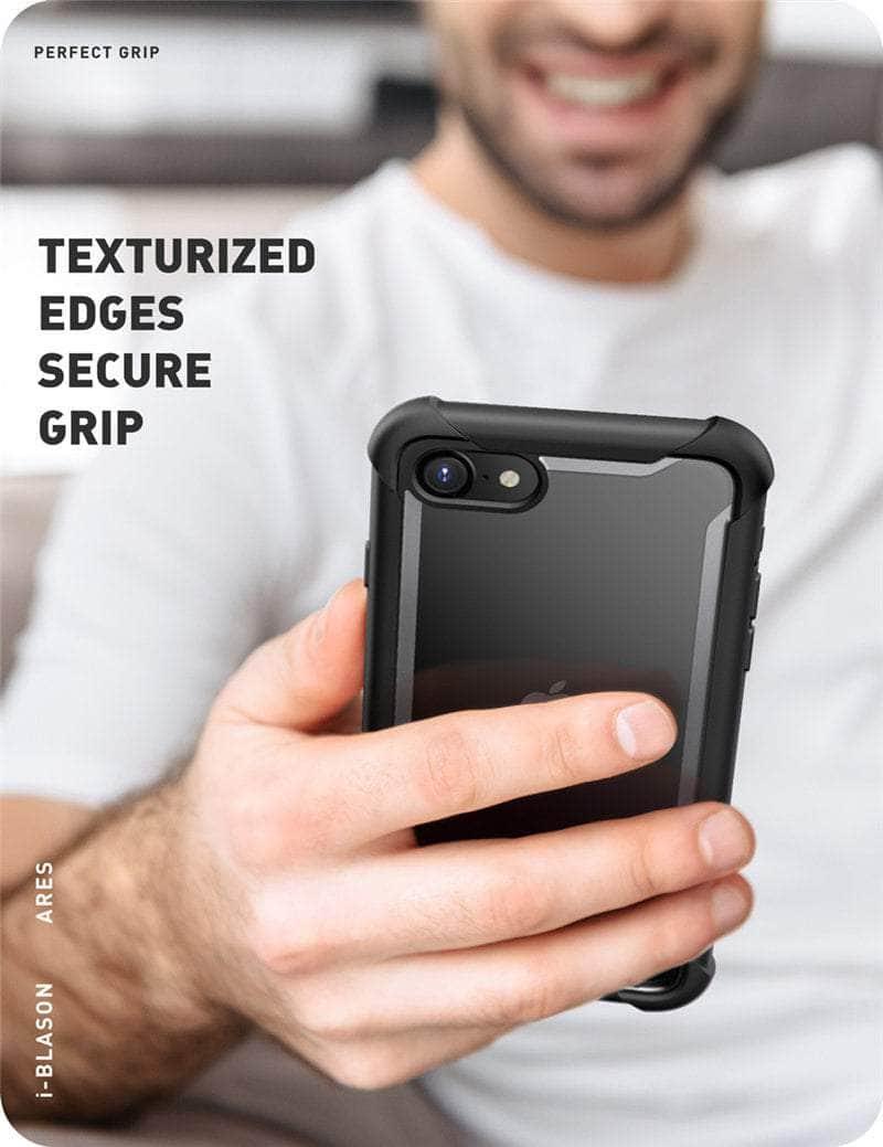 CaseBuddy Australia Casebuddy I-BLASON iPhone SE 2022 Full-Body Rugged Clear Bumper Cover