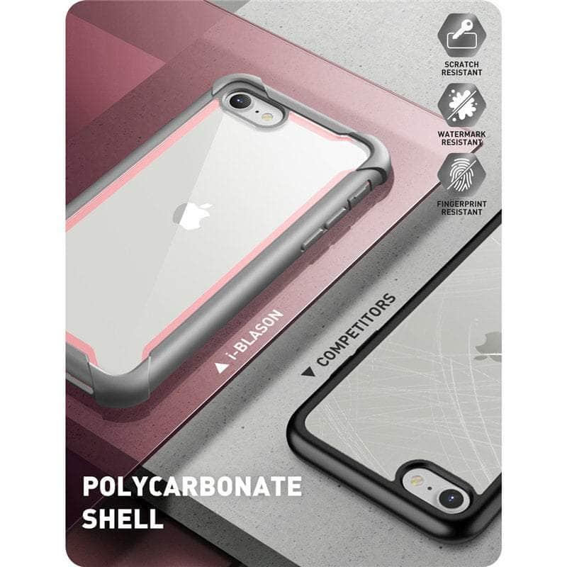 CaseBuddy Australia Casebuddy I-BLASON iPhone SE 2022 Full-Body Rugged Clear Bumper Cover