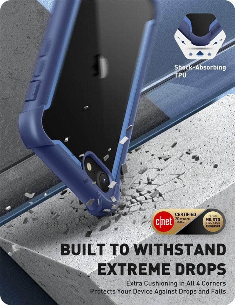 CaseBuddy Australia Casebuddy I-BLASON iPhone SE 2022 Full-Body Rugged Clear Bumper Cover