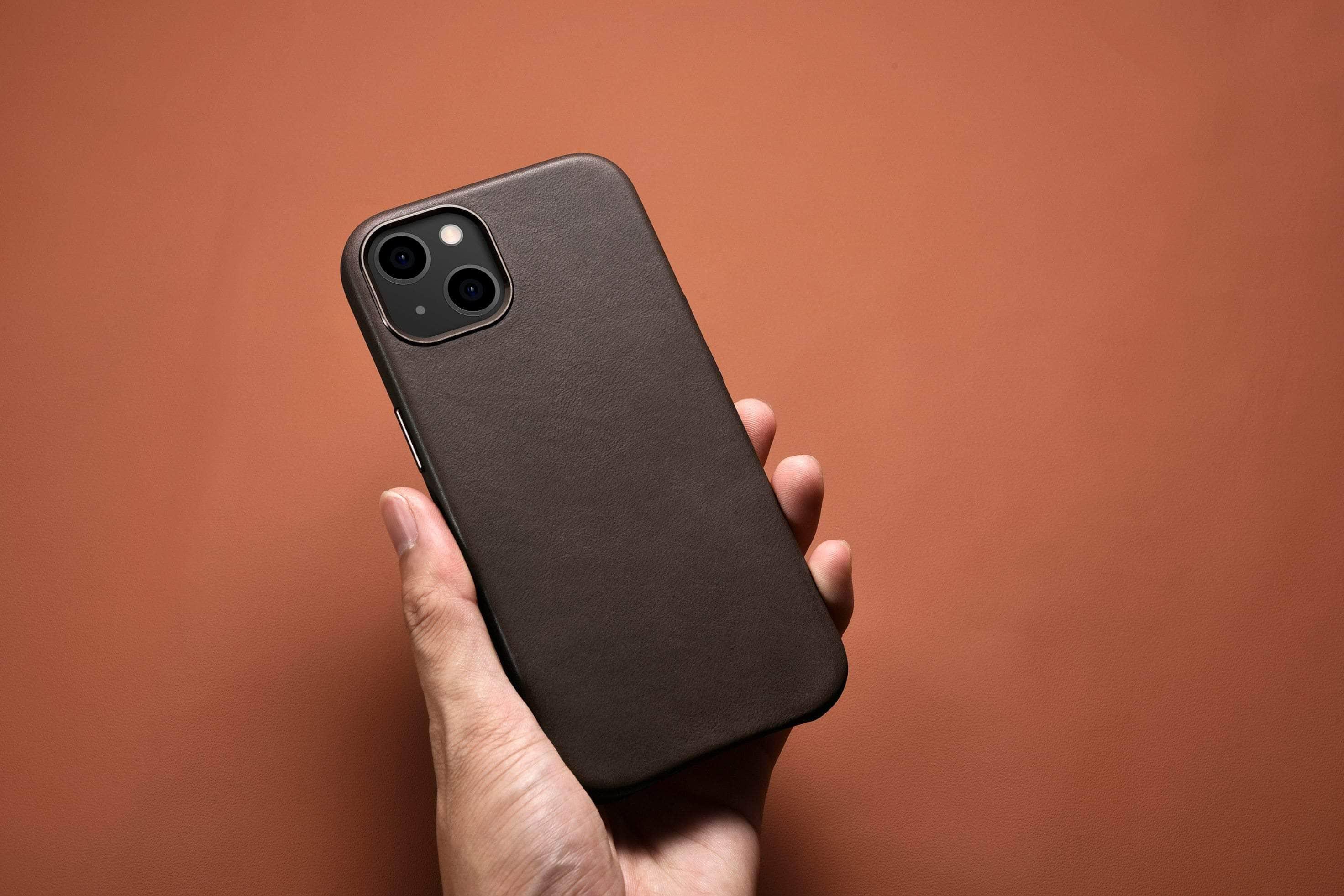 CaseBuddy Australia Casebuddy ICARER Retro Genuine Leather iPhone 13 Cowhide Case