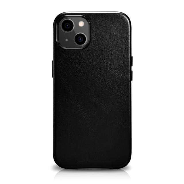 CaseBuddy Australia Casebuddy iPhone13 Mini / 3 ICARER Retro Genuine Leather iPhone 13 Mini Cowhide Case