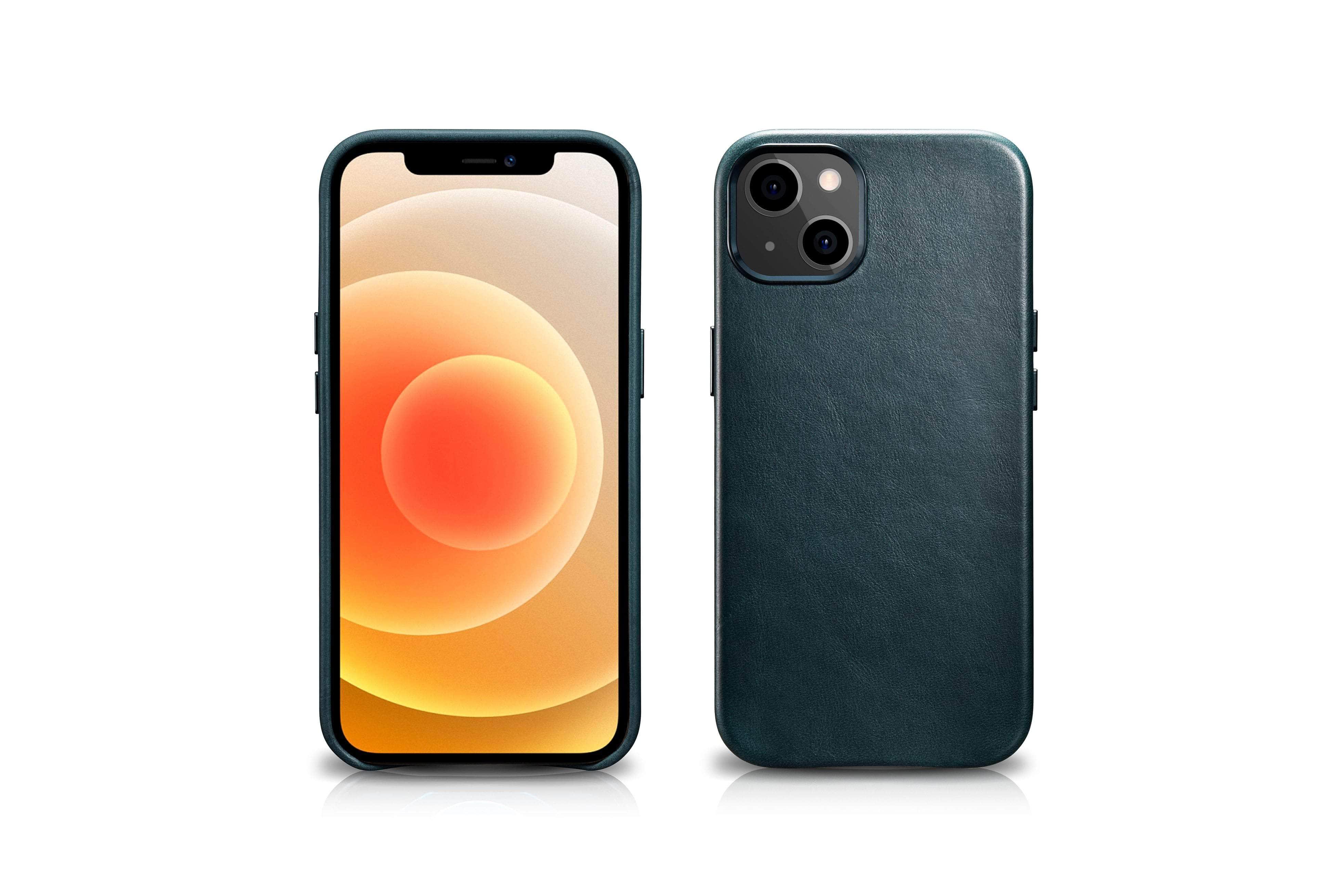 CaseBuddy Australia Casebuddy ICARER Retro Genuine Leather iPhone 13 Mini Cowhide Case