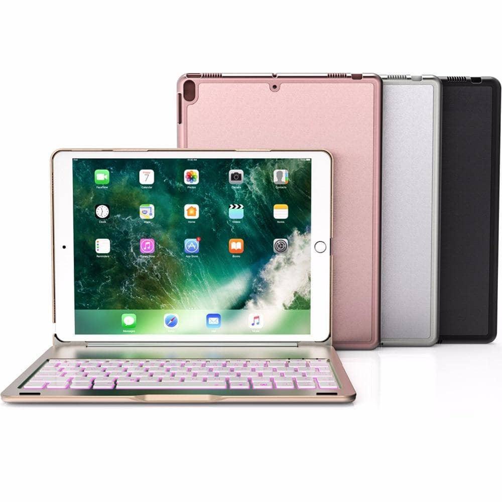 Illumina Backlit Aluminum Wireless Bluetooth Keyboard Case iPad Air 3 2019 - CaseBuddy