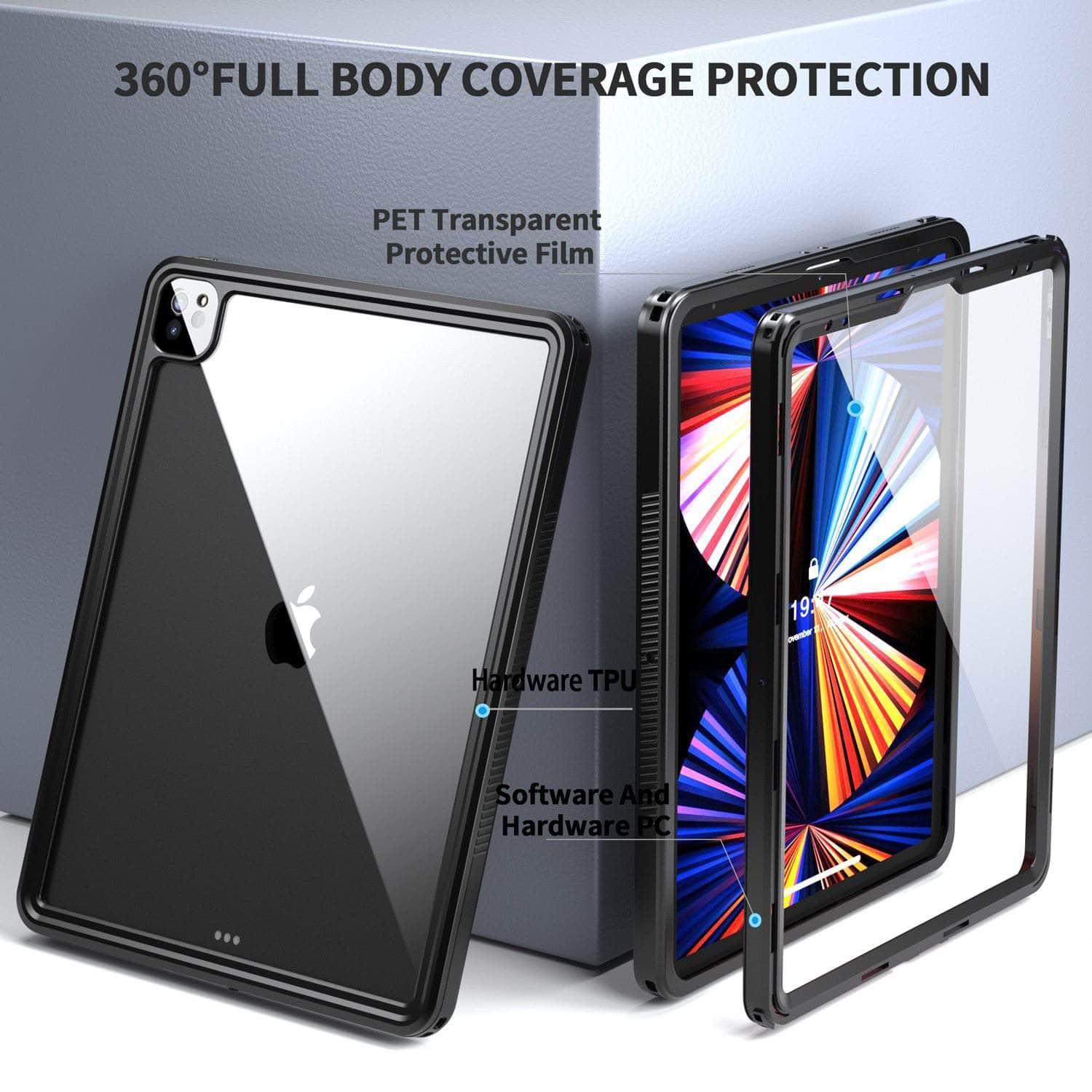 CaseBuddy Australia Casebuddy IP68 360 Waterproof iPad Pro 12.9 2021 Shockproof Case