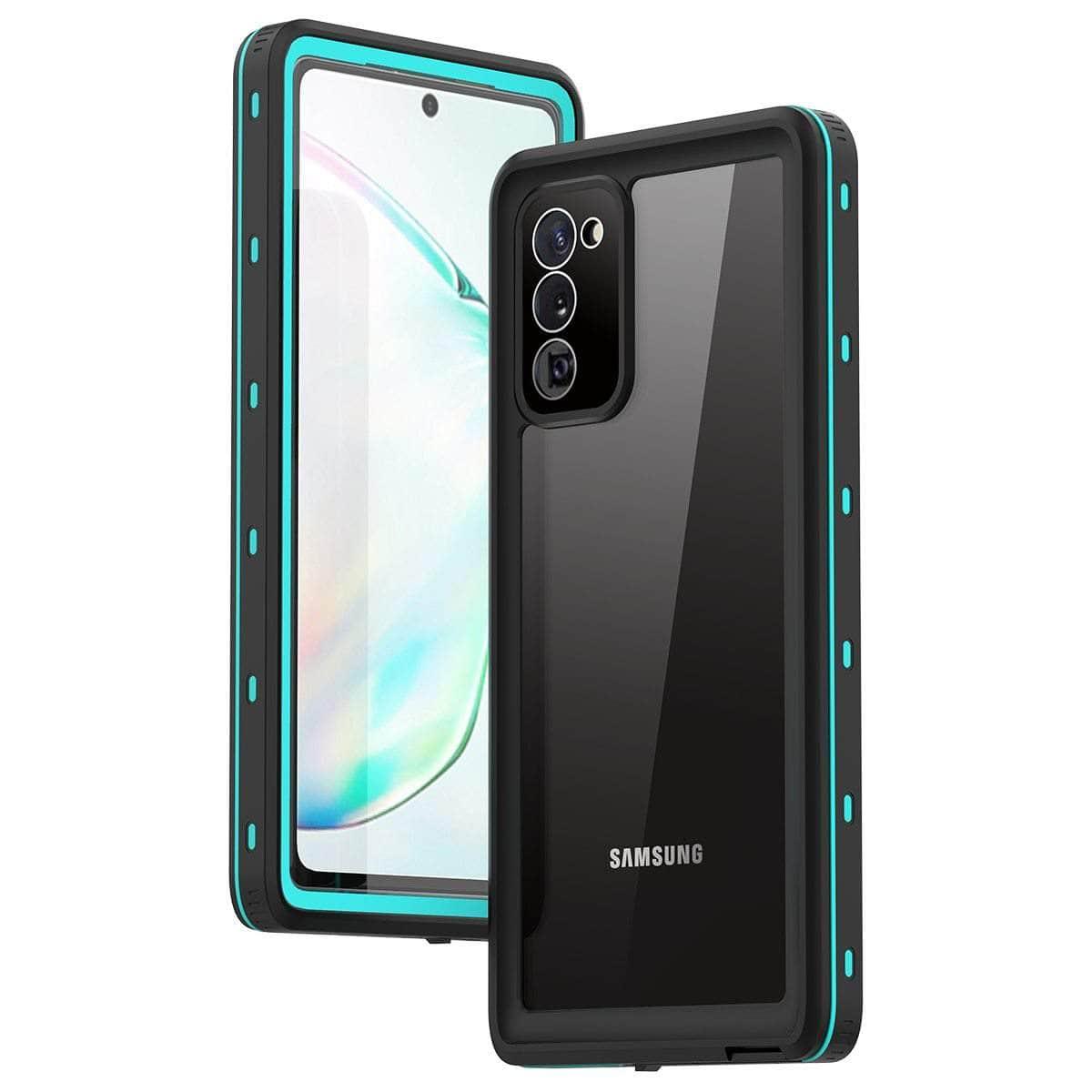 IP68 Waterproof Case Galaxy Note 360 Full-Body Rugged Clear Back - CaseBuddy