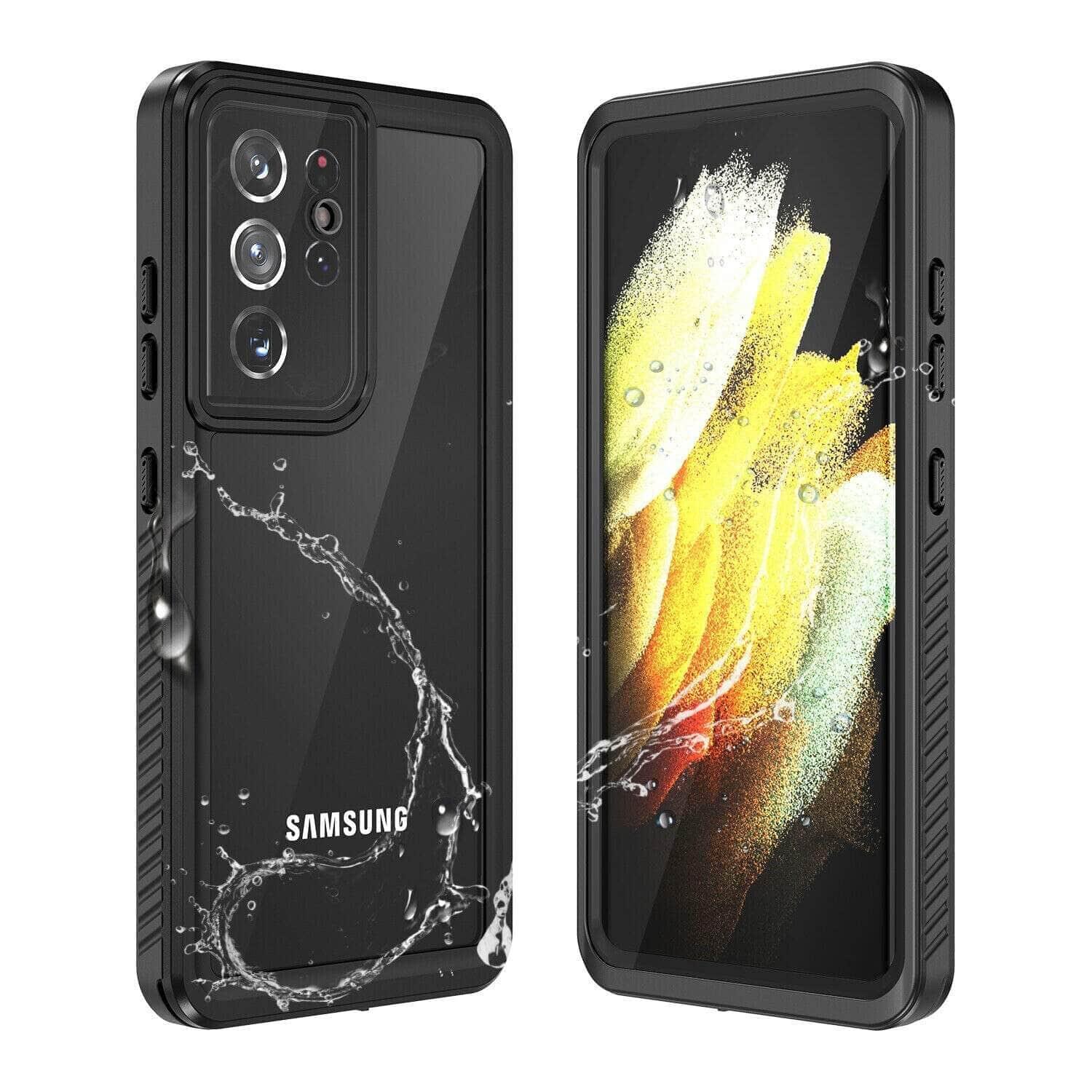 CaseBuddy Australia Casebuddy IP68 Waterproof Case Stand For Samsung Galaxy S21 ultra S21 Plus S21 Dustproof Diving Phone Cover Case Coque Buoyancy bracelet