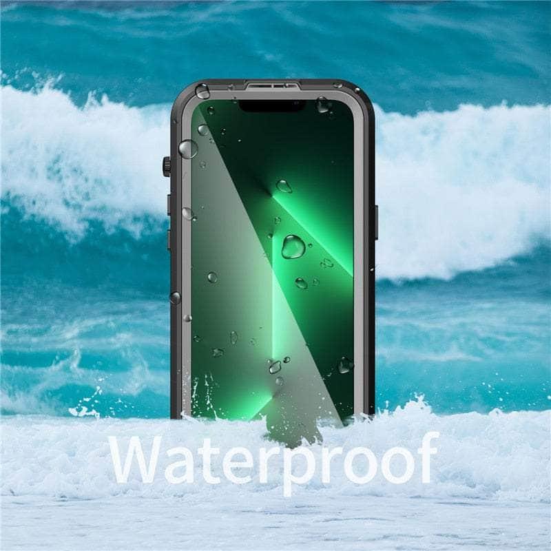 Casebuddy IP68 Waterproof iPhone 14 Diving Wireless Charging Case