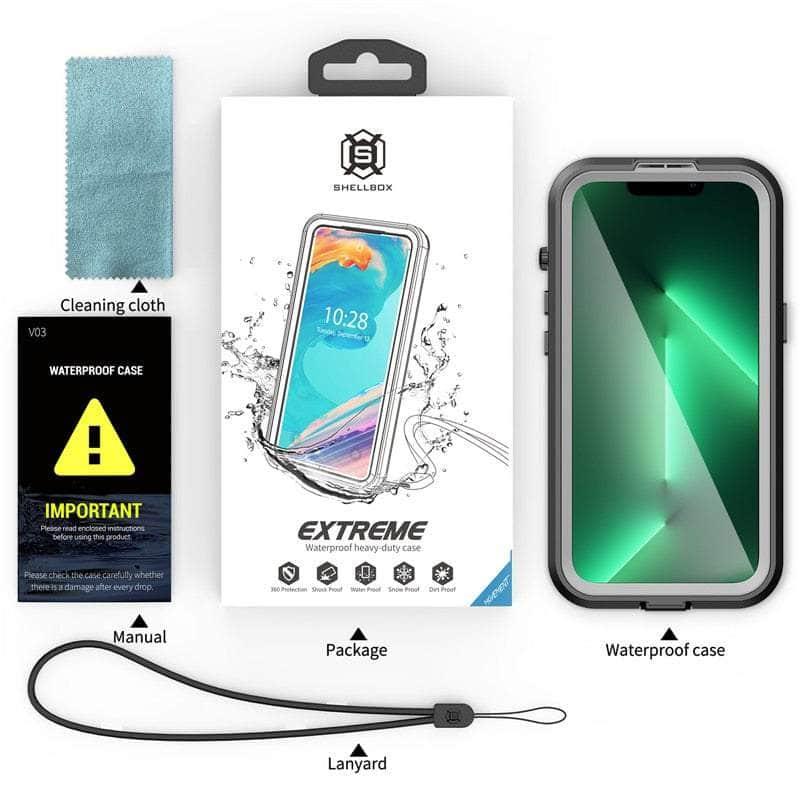 Casebuddy IP68 Waterproof iPhone 14 Diving Wireless Charging Case