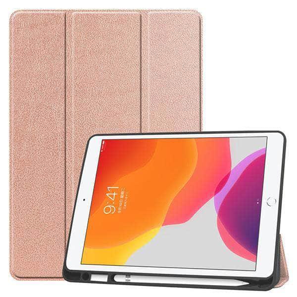 iPad 10.2 2019/2020 (iPad 7/8) Folio Cover A2200 A2198 A2232 Pen Holder - CaseBuddy