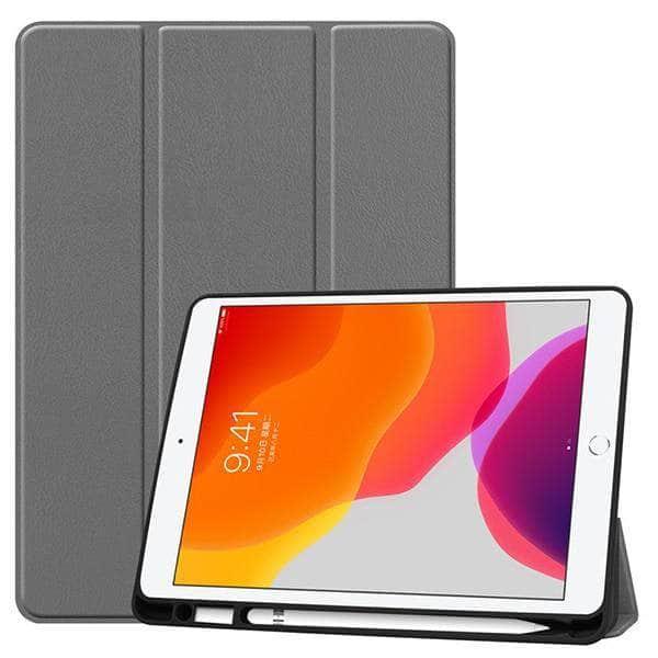 iPad 10.2 2019/2020 (iPad 7/8) Folio Cover A2200 A2198 A2232 Pen Holder - CaseBuddy