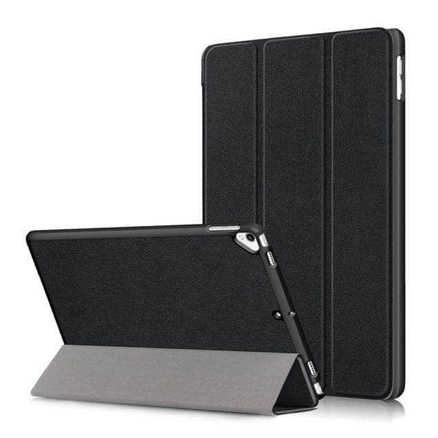 CaseBuddy Casebuddy Black iPad 10.2 2019/2020 (iPad 7/8) Folio Stand Cover Auto Sleep Wake Trifold Ultra Slim