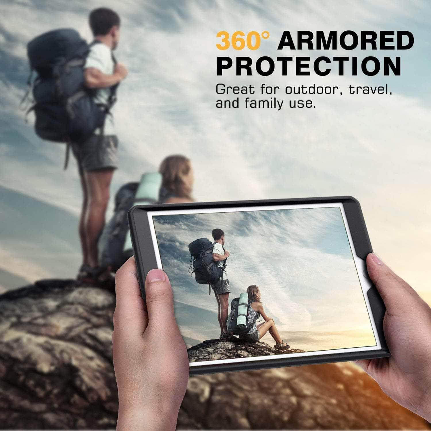 iPad 10.2 2019/2020 (iPad 7/8) Heavy Duty Shockproof Full Body Rugged Hybrid Built-in Screen Protector - CaseBuddy