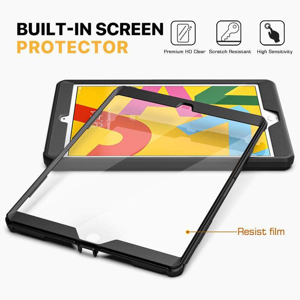 iPad 10.2 2019/2020 (iPad 7/8) Heavy Duty Shockproof Full Body Rugged Hybrid Built-in Screen Protector - CaseBuddy