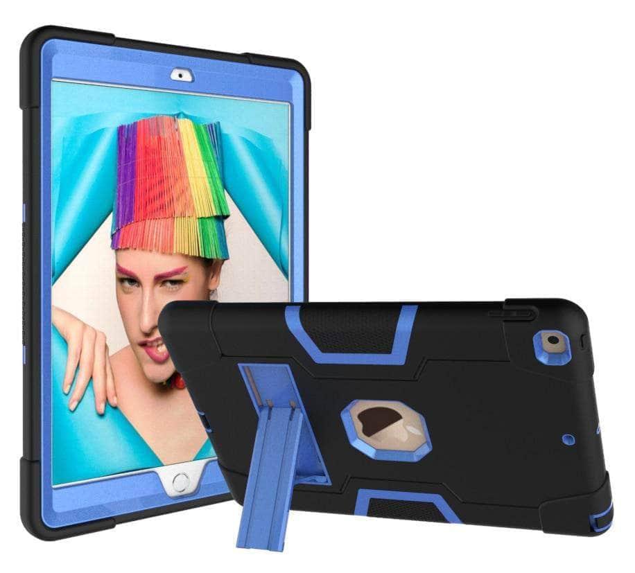 CaseBuddy Casebuddy iPad 10.2 2019/2020 (iPad 7/8) Hybrid Three Layer Armor Shockproof Rugged Drop Protection Cover