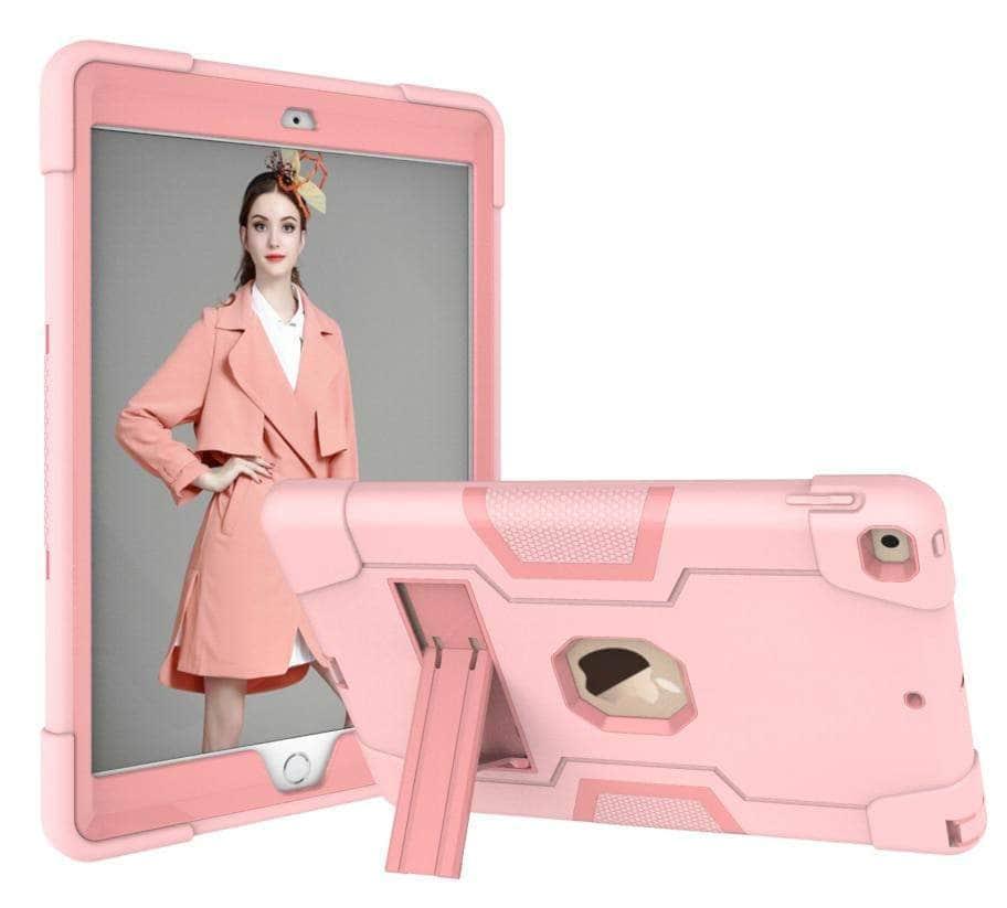 CaseBuddy Casebuddy iPad 10.2 2019/2020 (iPad 7/8) Hybrid Three Layer Armor Shockproof Rugged Drop Protection Cover