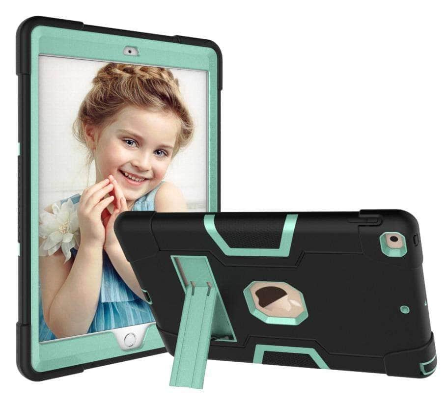 CaseBuddy Casebuddy iPad 10.2 2019/2020 (iPad 7/8) Hybrid Three Layer Armor Shockproof Rugged Drop Protection Cover