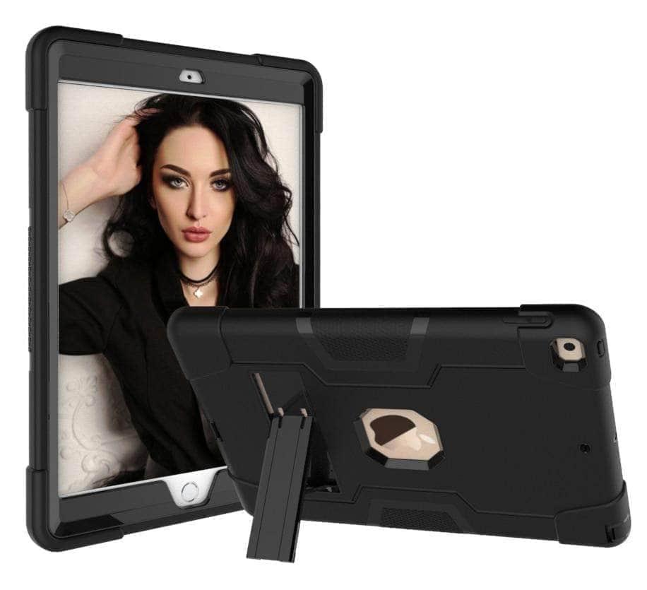 CaseBuddy Casebuddy iPad 10.2 2019/2020 (iPad 7/8) Hybrid Three Layer Armor Shockproof Rugged Drop Protection Cover