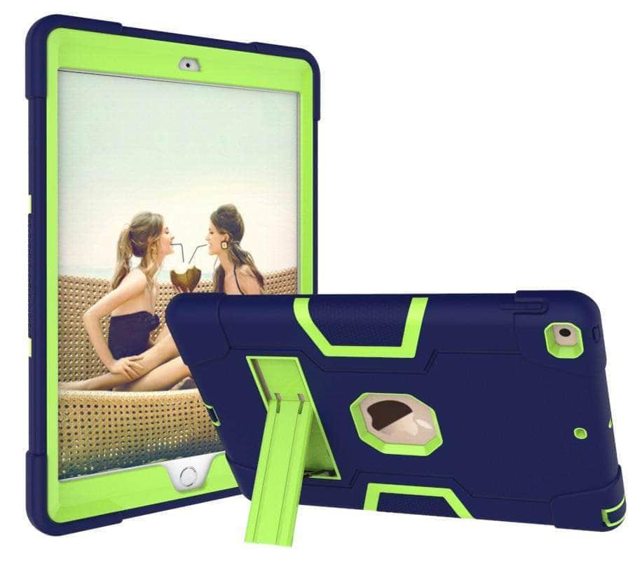 CaseBuddy Casebuddy iPad 10.2 2019/2020 (iPad 7/8) Hybrid Three Layer Armor Shockproof Rugged Drop Protection Cover