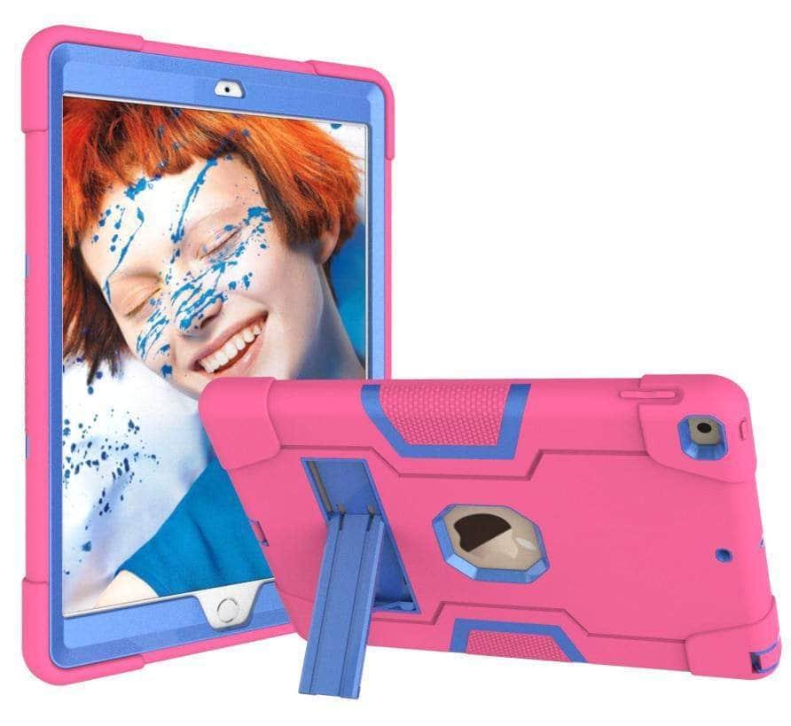 CaseBuddy Casebuddy iPad 10.2 2019/2020 (iPad 7/8) Hybrid Three Layer Armor Shockproof Rugged Drop Protection Cover